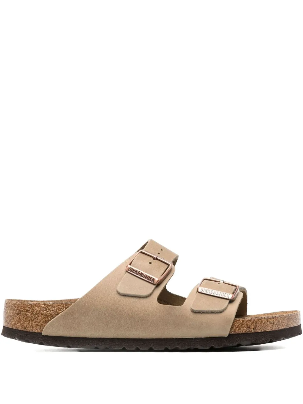 

Кожаные сандалии с пряжками BIRKENSTOCK, коричневый