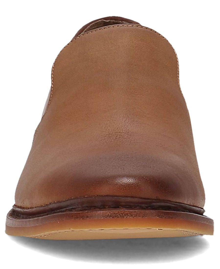 Мужские туфли-слипоны Paul Venetian с закругленным носком Frye, Saddle brown — фото 3