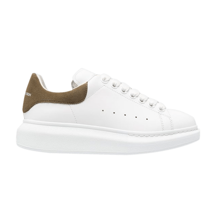 Кроссовки Alexander McQueen Alexander McQueen Wmns Oversized Sneaker 'White New Khaki', белый