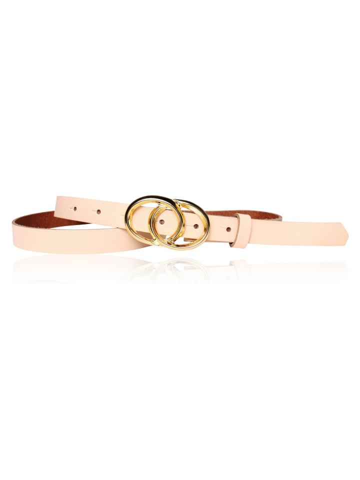 

Ремень FRONHOFER Damengürtel goldene Schnalle, цвет Peach