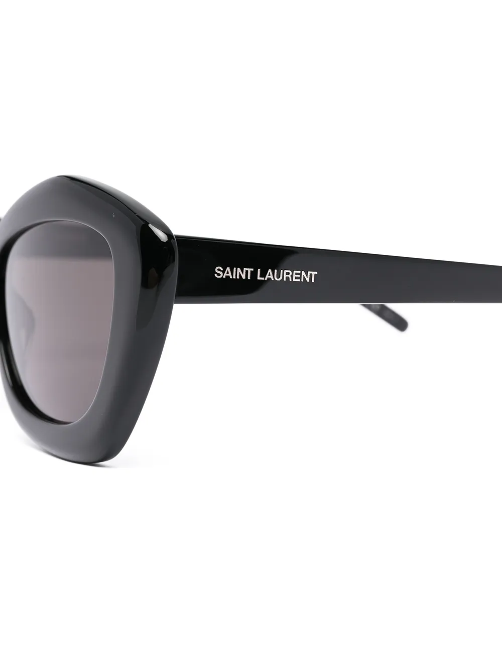 Солнцезащитные очки SL68 в оправе 'кошачий глаз' Saint Laurent, черный — фото 3