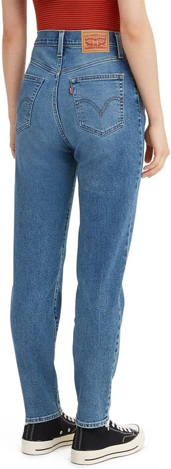 Женские джинсы Levi's Mom с высокой талией, Eco Ocean Lab, 29, Medium Indigo Worn In — фото 3
