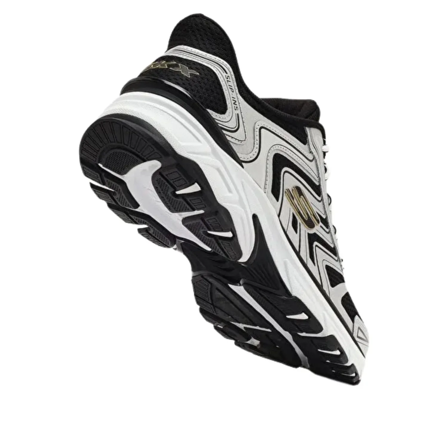 Кроссовки Skechers Stamina 'Silver Black' — фото 3