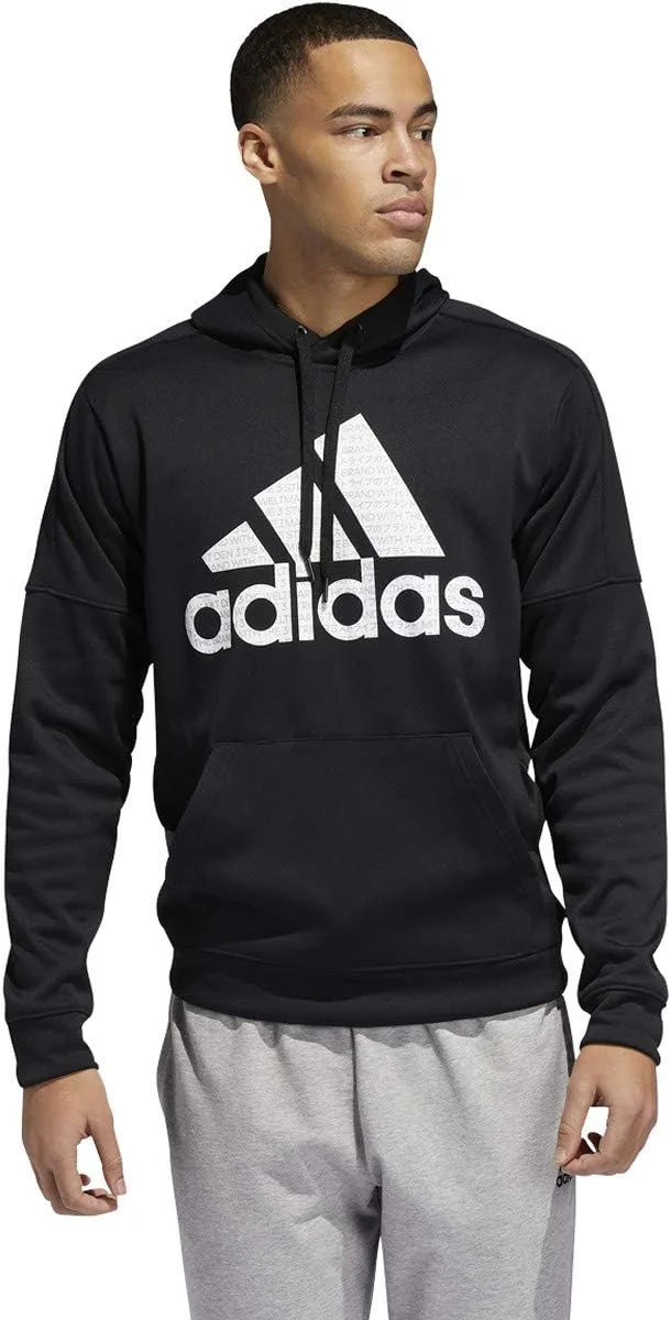 Мужская футболка Adidas Must Haves Badge of Sport (черная) — фото 4