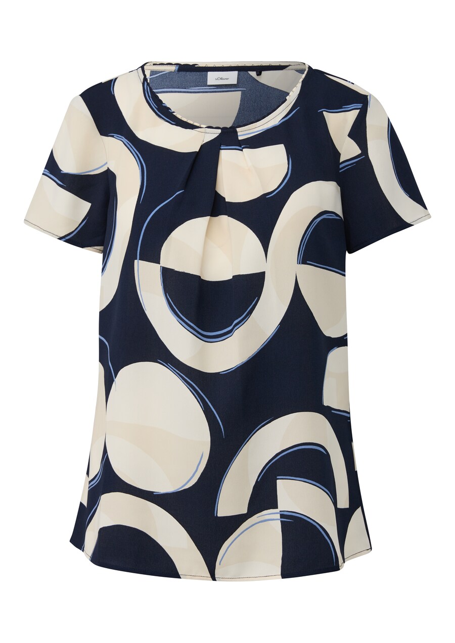 

Блуза s.Oliver BLACK LABEL, цвет marine blue/Royal blue