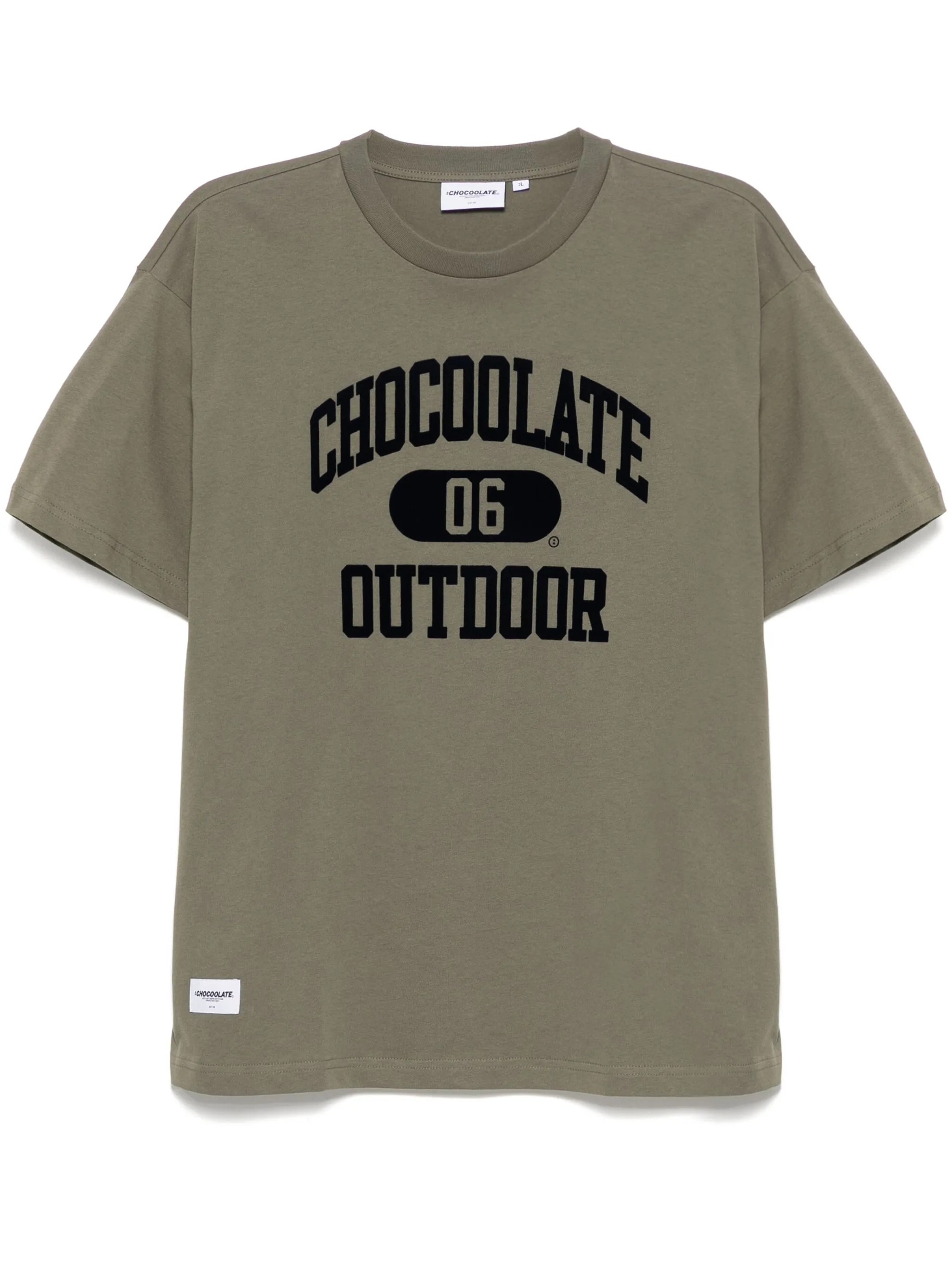 

Футболка с логотипом Chocoolate, зеленый