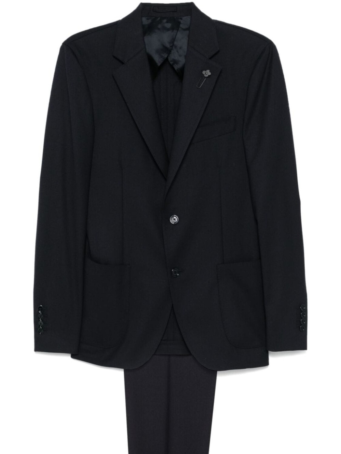 

Однобортный костюм Lardini, синий