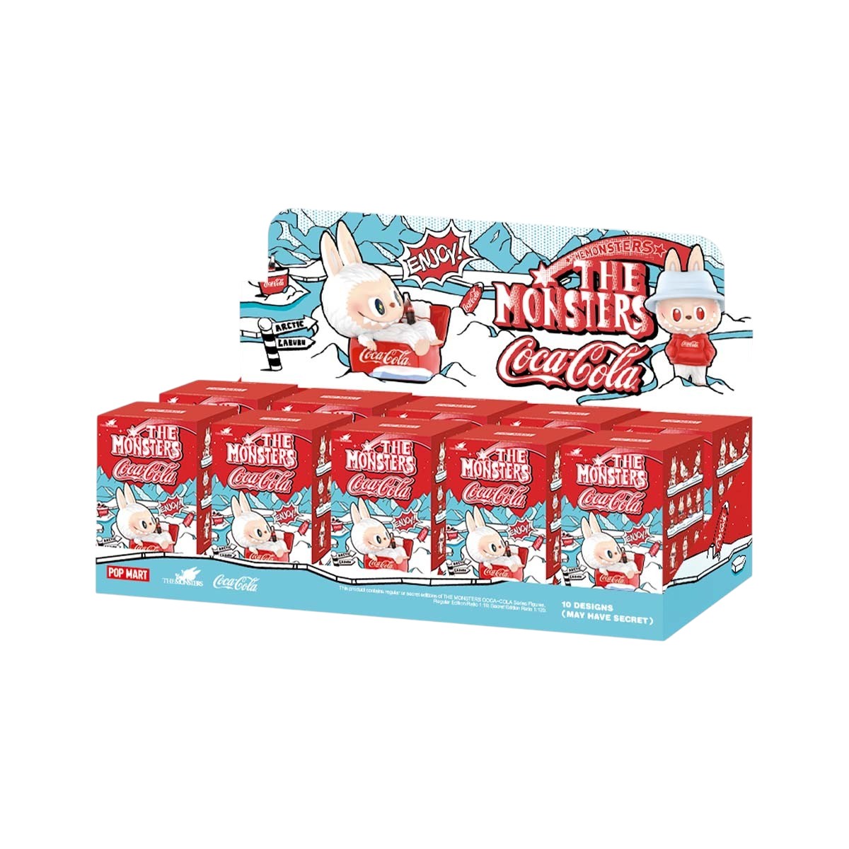 

Лабубу Pop Mart x Coca-Cola The Monsters Labubu Figure Sealed Case (10 Blind Boxes)