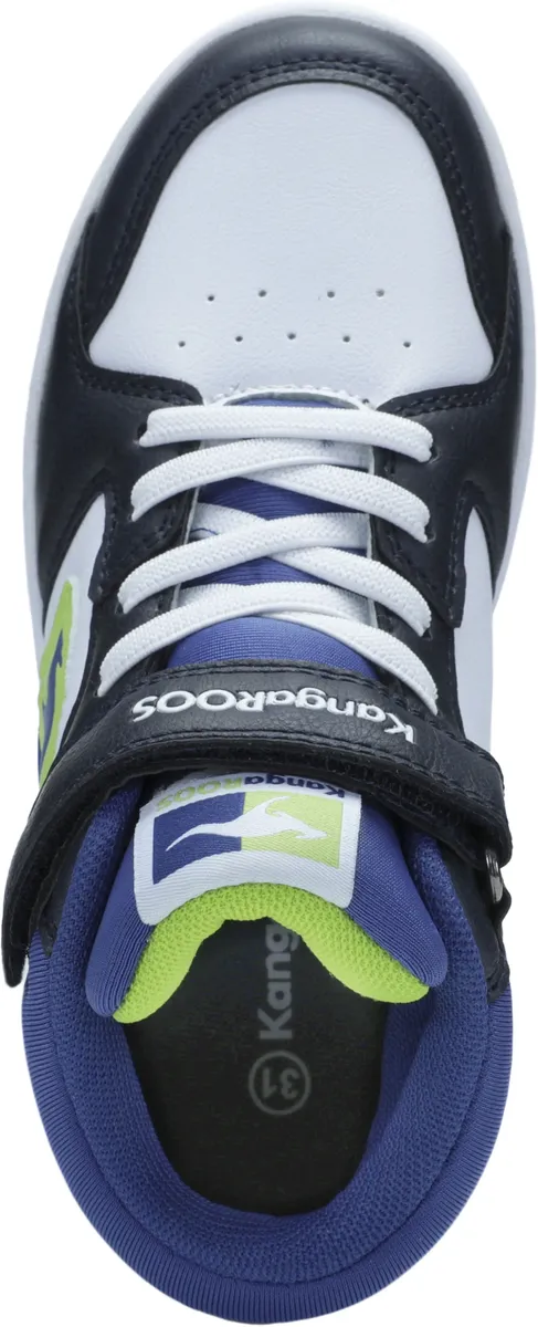 Кроссовки KangaROOS "K-CP Hogan EV", с застежкой-липучкой, цвет Blau-Lime — фото 4