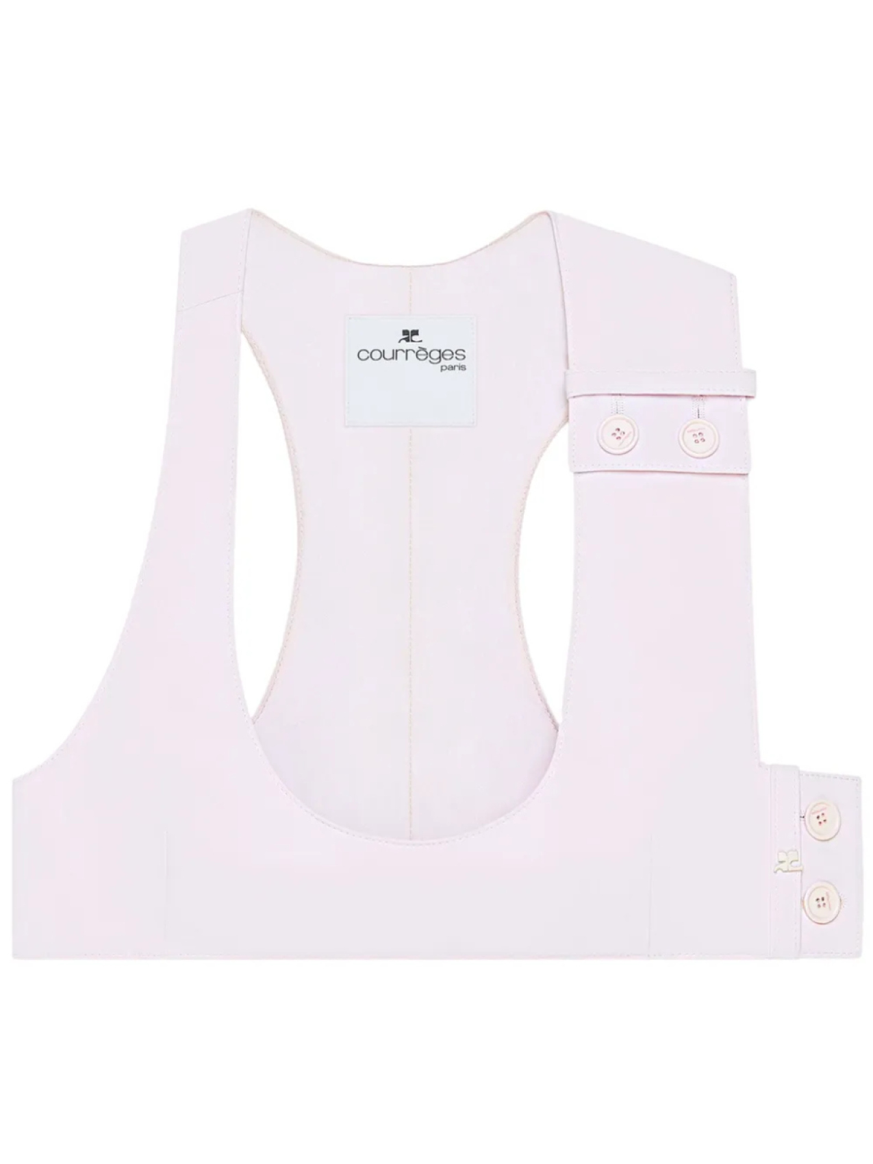 

Courrèges укороченный топ, розовый