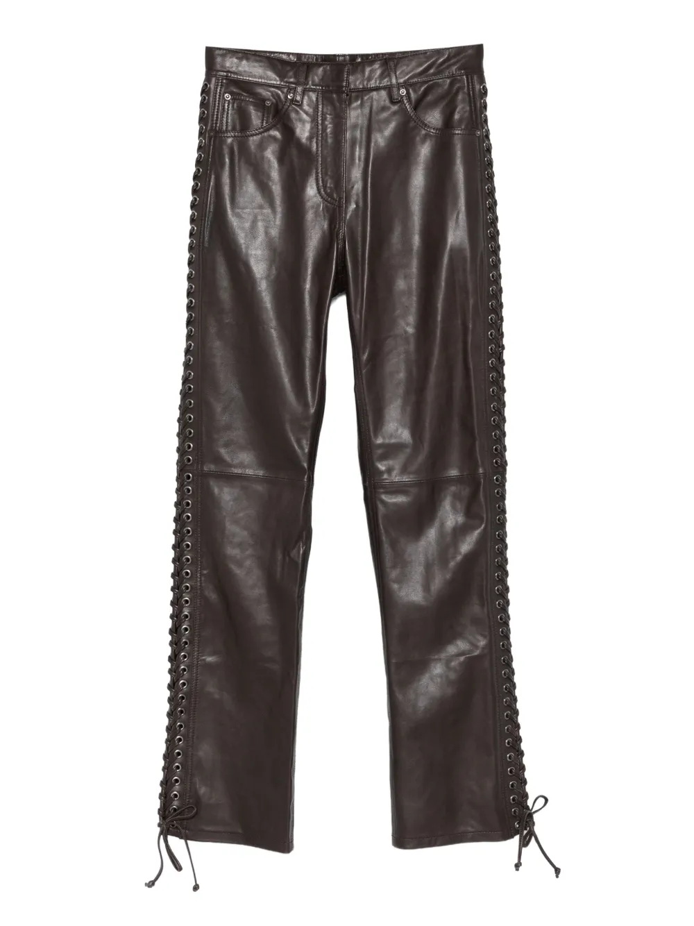 

Брюки с люверсами Rotate Birger Christensen, коричневый