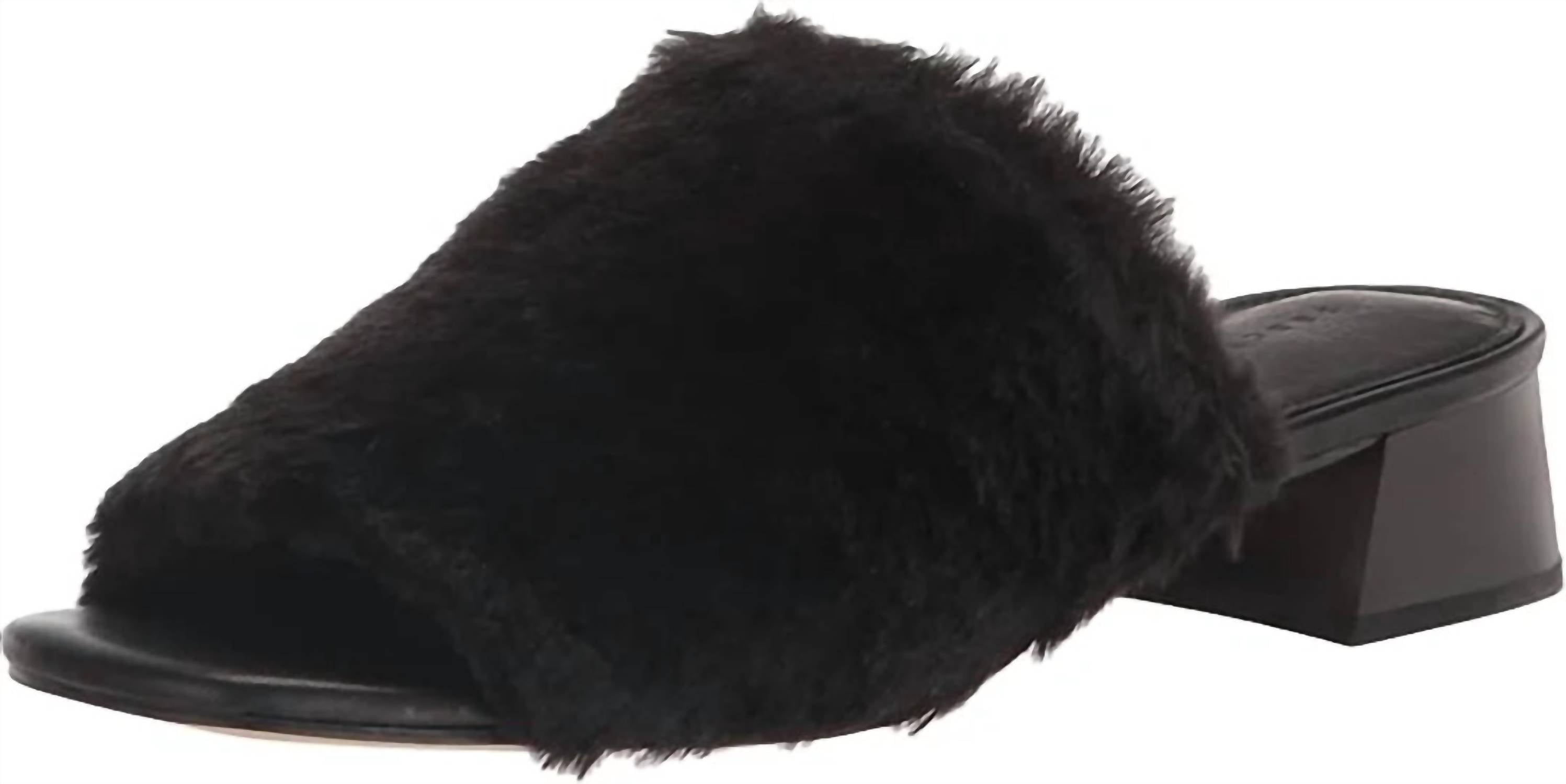 Rascal Slip On Heeled Sandal In Black Sanctuary