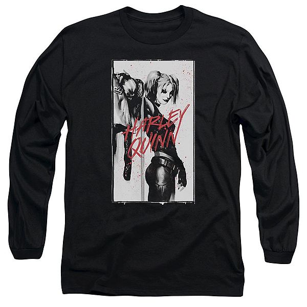 

Футболка с длинным рукавом Batman Inked Quinn для взрослых Licensed Character