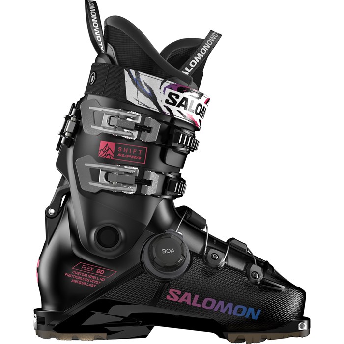 

Горнолыжные ботинки Shift Supra Boa 80 для горных лыж - детские, 2026 г. Salomon, Black / Black / Rouge Red, Черный, Горнолыжные ботинки Shift Supra Boa 80 для горных лыж - детские, 2026 г. Salomon, Black / Black / Rouge Red
