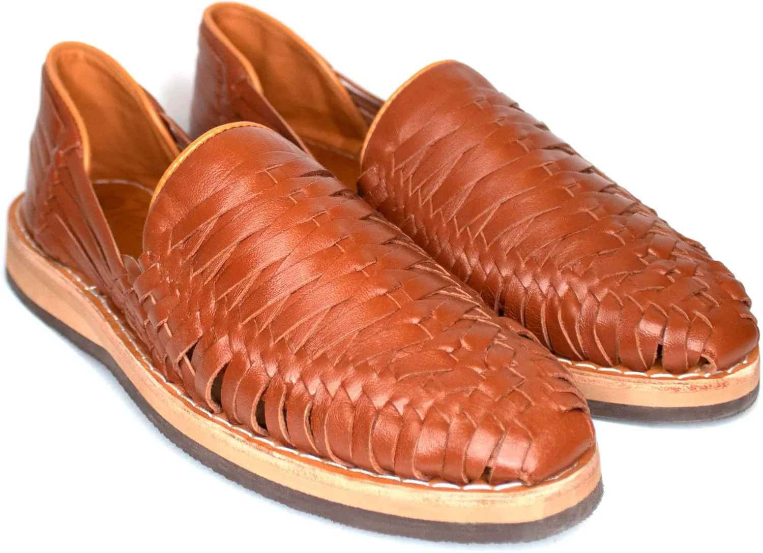 Men's Huarache Сандалии, Mexican Huaraches for Men, Handwoven Premium Leather Сандалии OTeii — фото 4