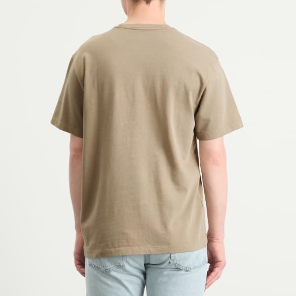 Эксклюзивная футболка Red Tab из плотной ткани с карманом Levi'S, vintage хаки — фото 3
