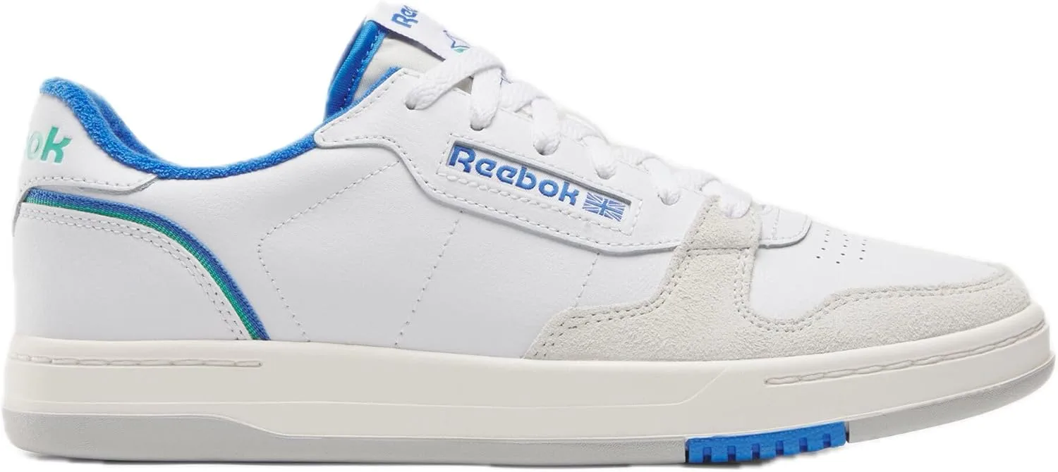 Кроссовки Reebok Unisex Phase Court Trainers, белый/синий