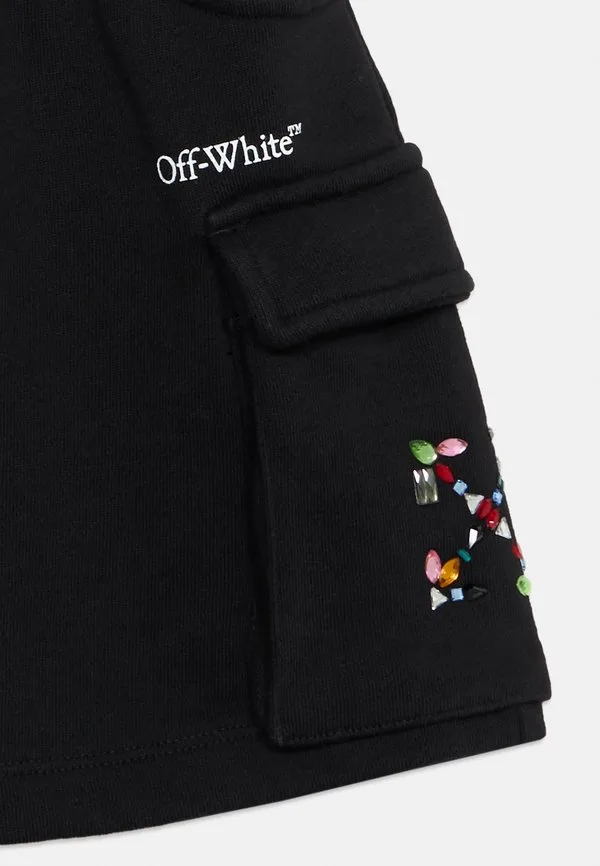 Мини-Юбка «стрелочные камни» Off-White, Black — фото 4