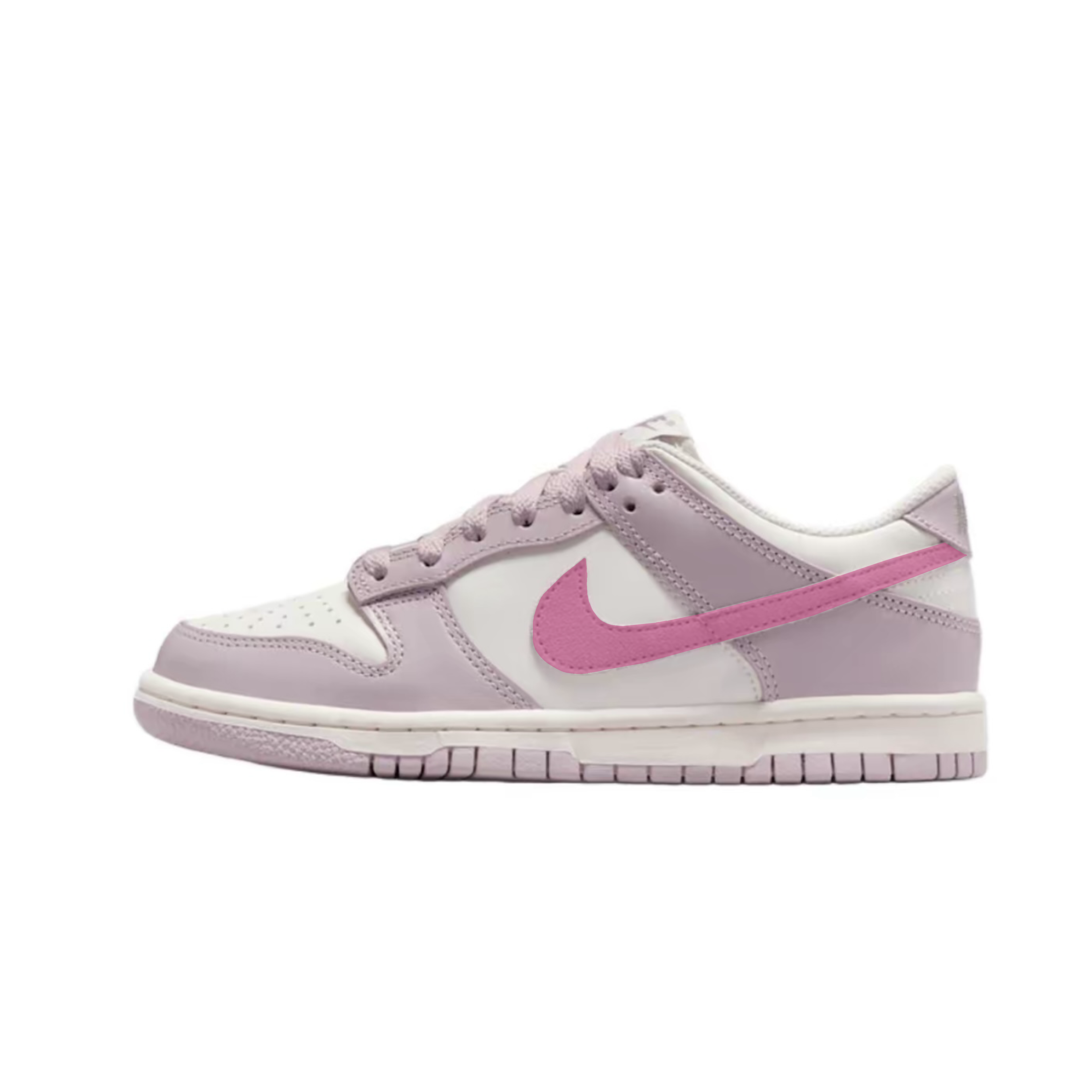 

Nike Детские кроссовки для скейтбординга Dunk Anti Slip, износостойкие, белые, для подростков