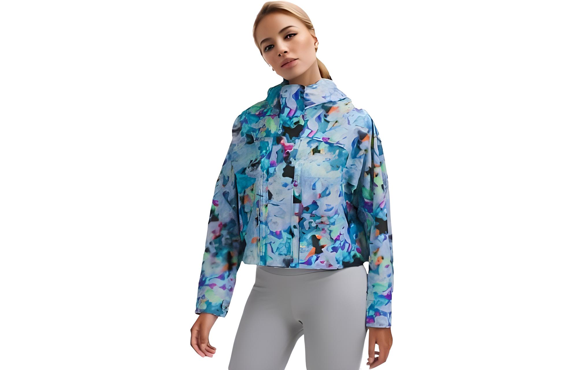 

Lululemon Женская куртка ярких расцветок, Dazzling Floral Pattern/EPHO