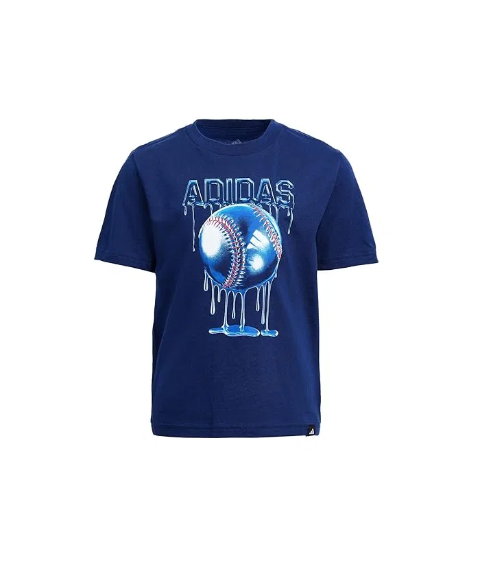 Футболка хлопковая Graphic Tee Adidas Kids, Dark Blue Adi