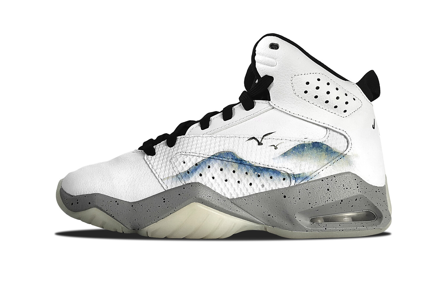 

Кроссовки Jordan Lift Off Vintage Basketball Shoes Women's Mid-top Blue, белый