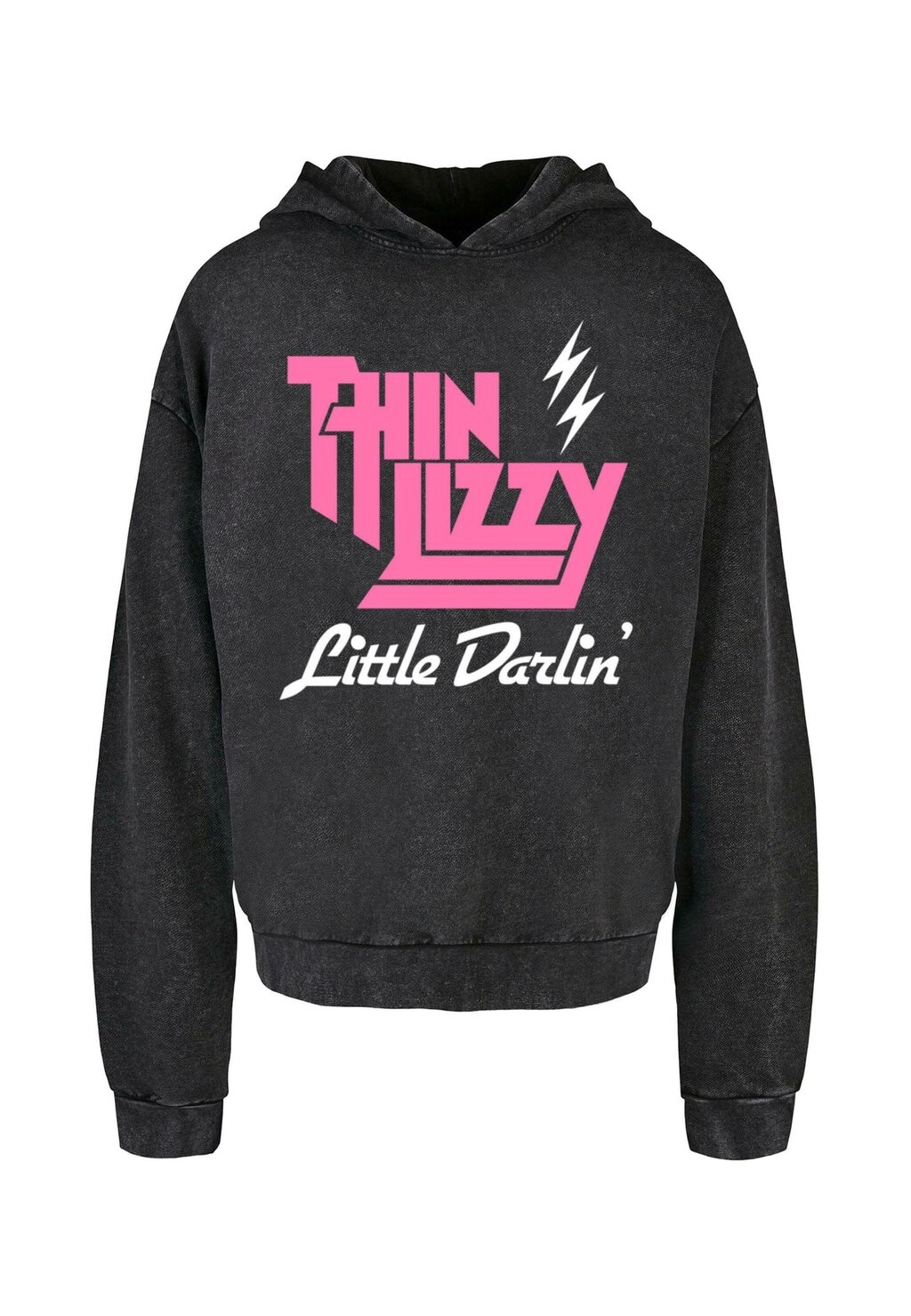 

Толстовка с капюшоном THIN LIZZY LITTLE DARLIN LOGO OVERSIZE Merchcode, черный