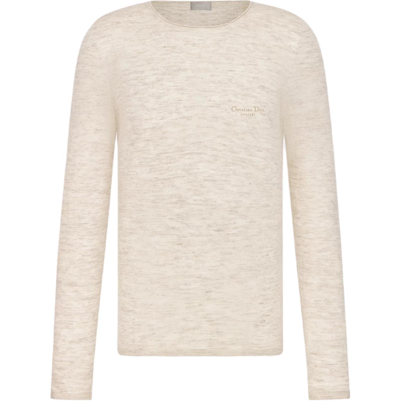 

DIOR Свитер из кашемира SS25 для мужчин Ecru