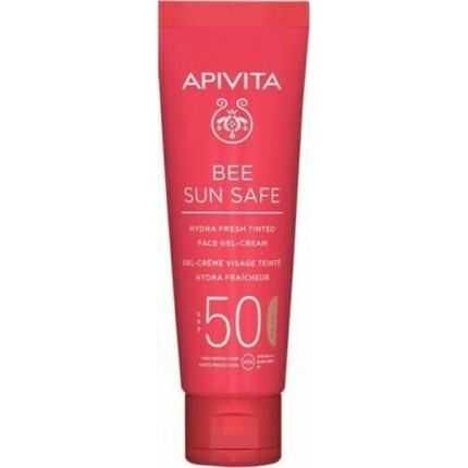 

Bee Sun Safe Hydra Fresh Тональный гель-крем для лица Spf50 50 мл, Apivita