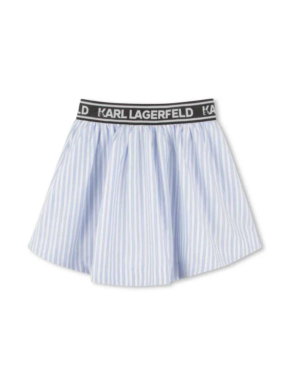 

Юбка в полоску KARL LAGERFELD KIDS, белый