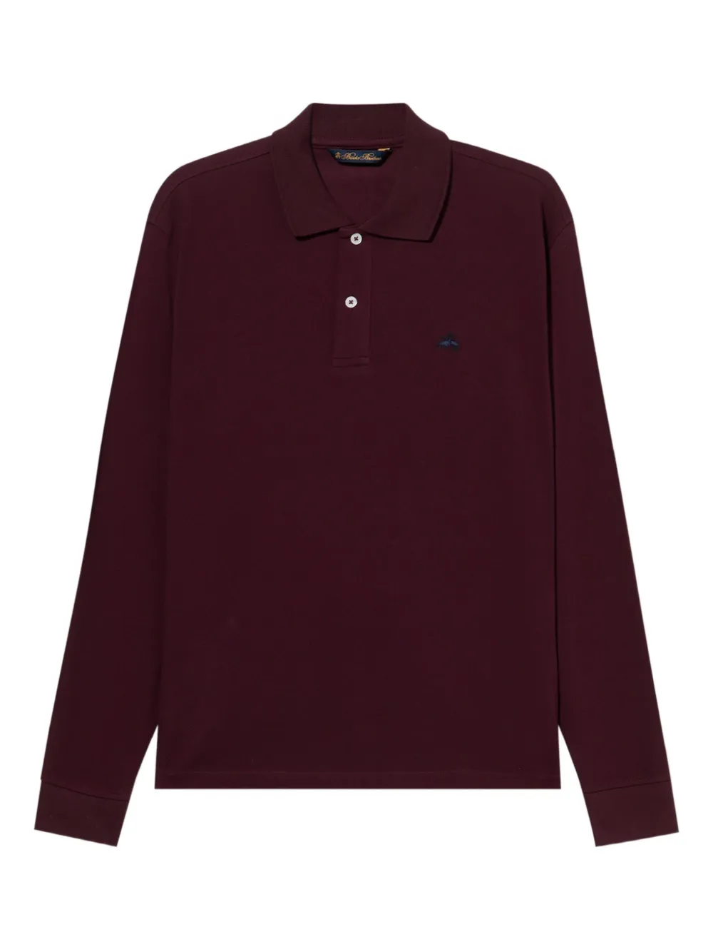 

Поло из хлопка пике Brooks Brothers, красный