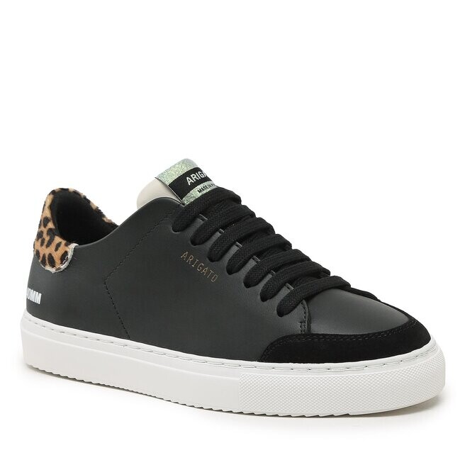 Кроссовки Axel Arigato Clean 90 Triple Sneaker 98632 Black/Leopard/Cremino, черный — фото 2