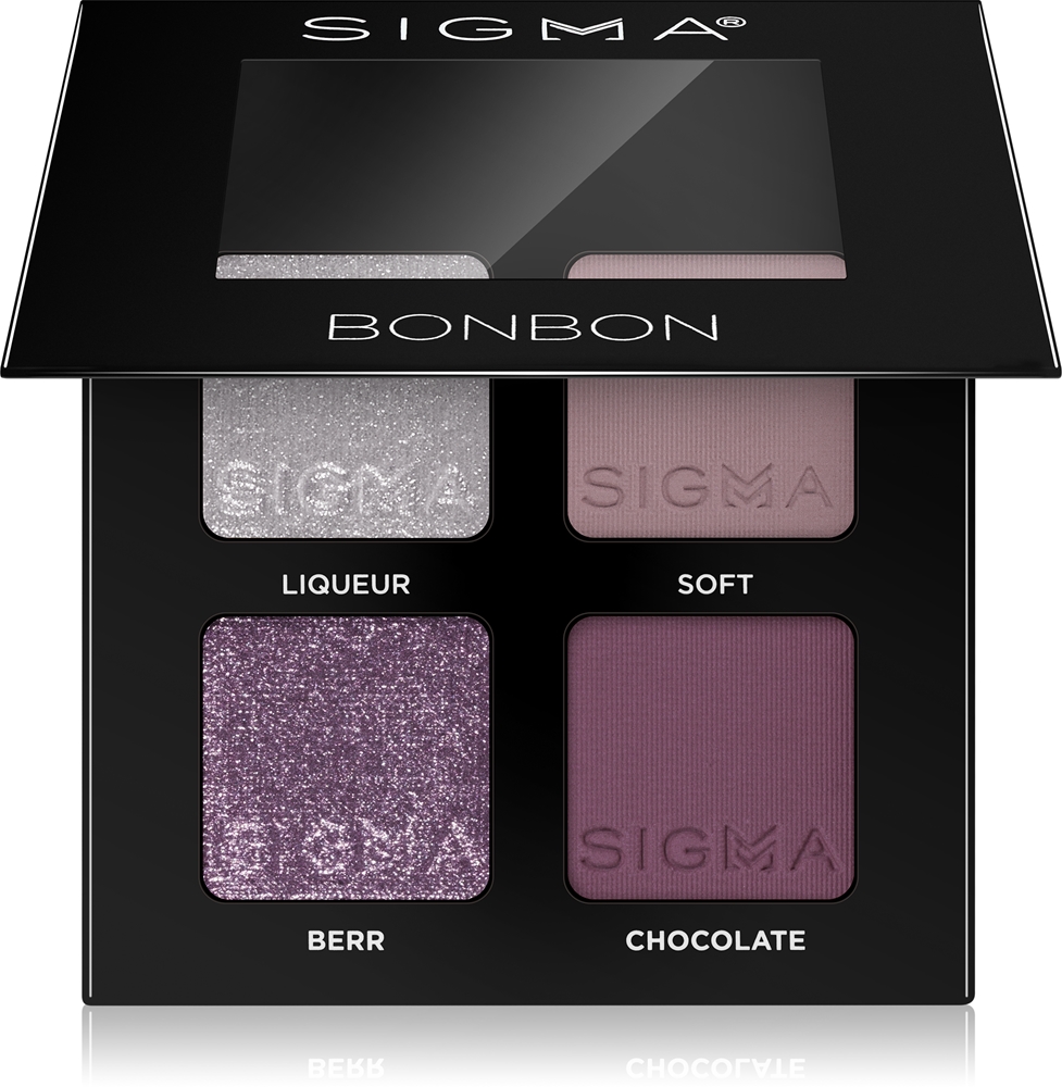 

Палитра теней для век Quad Sigma Beauty, atspalvis bonbon 4 гр