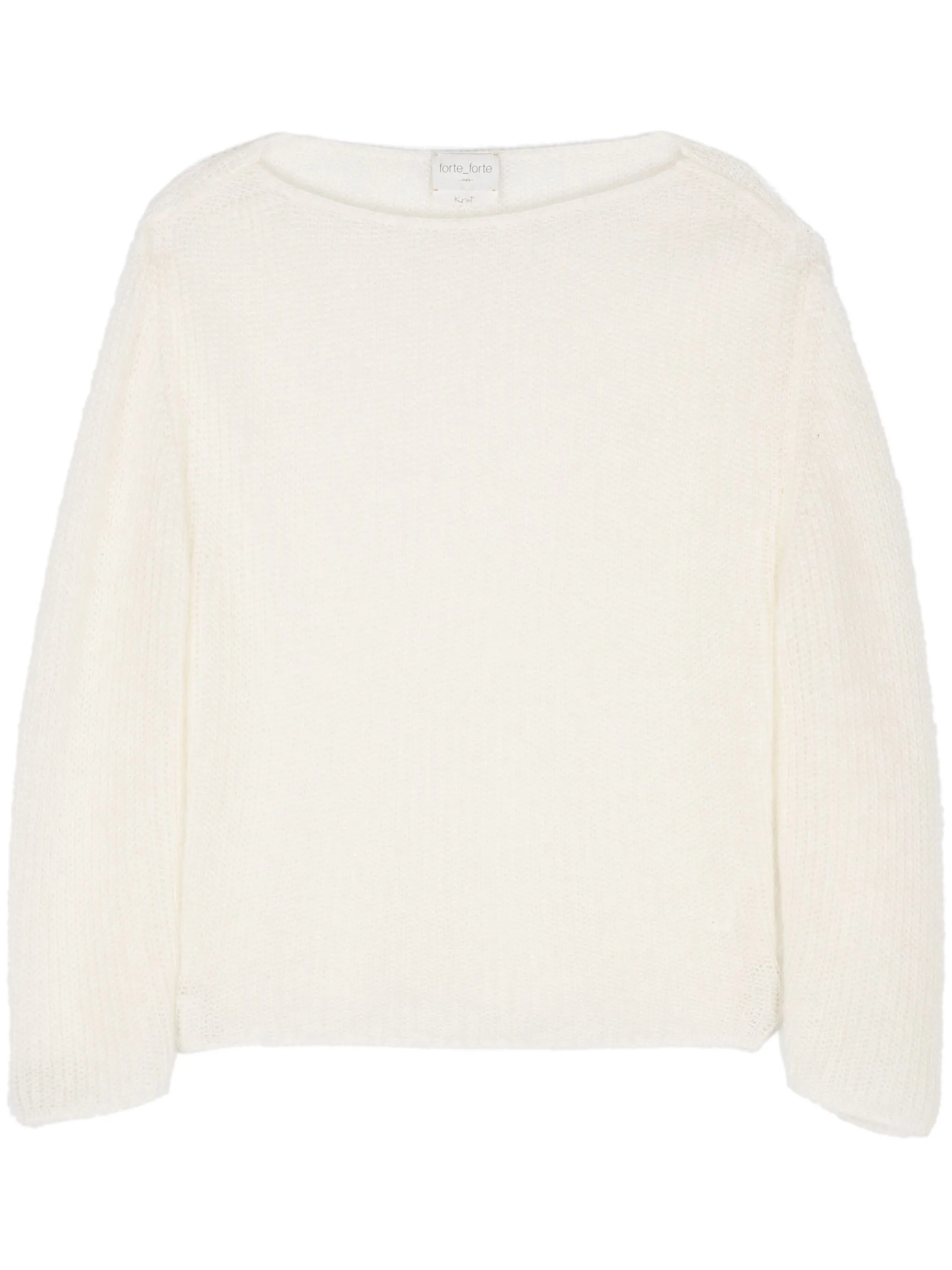 

Джемпер с приспущенными плечами Forte Forte, белый