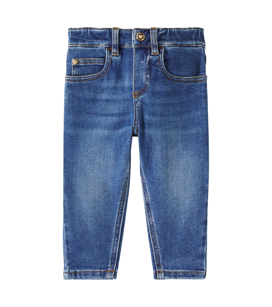 

Детские прямые джинсы Versace Kids, Medium Blue