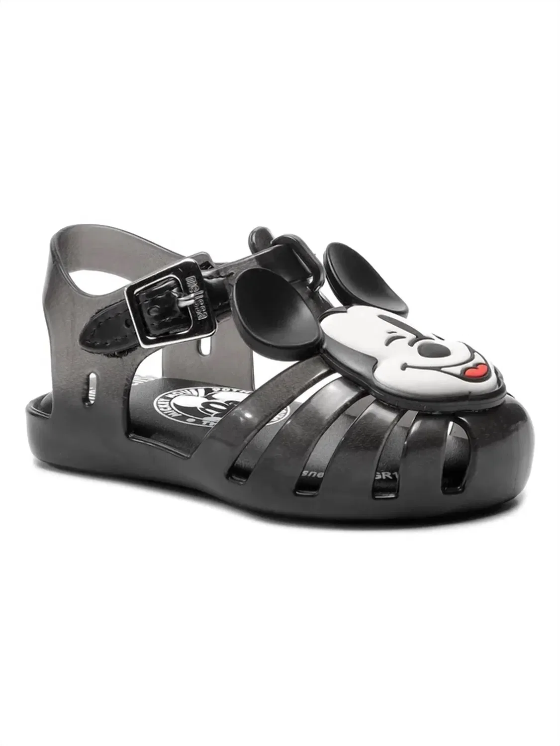Mini Melissa Детские мини-сандалии «Аранья» с Микки Маусом, черные