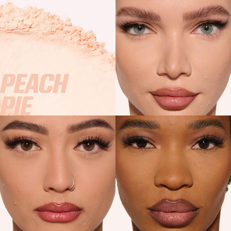 Рассыпчатая фиксирующая пудра Easy Bake Blurring HUDA BEAUTY, 0.21 oz/6 g, Peach Pie — фото 3