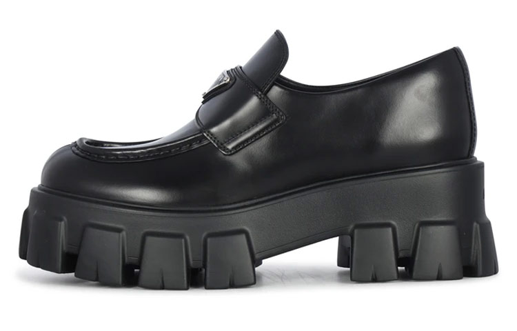 Женские лоферы Prada Monolith, черный