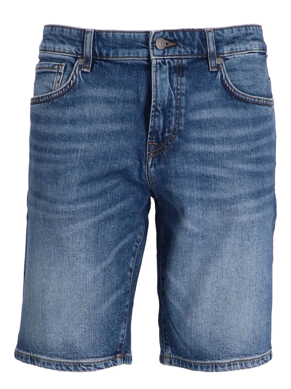 

Джинсовые шорты Maine с карманами BOSS, синий