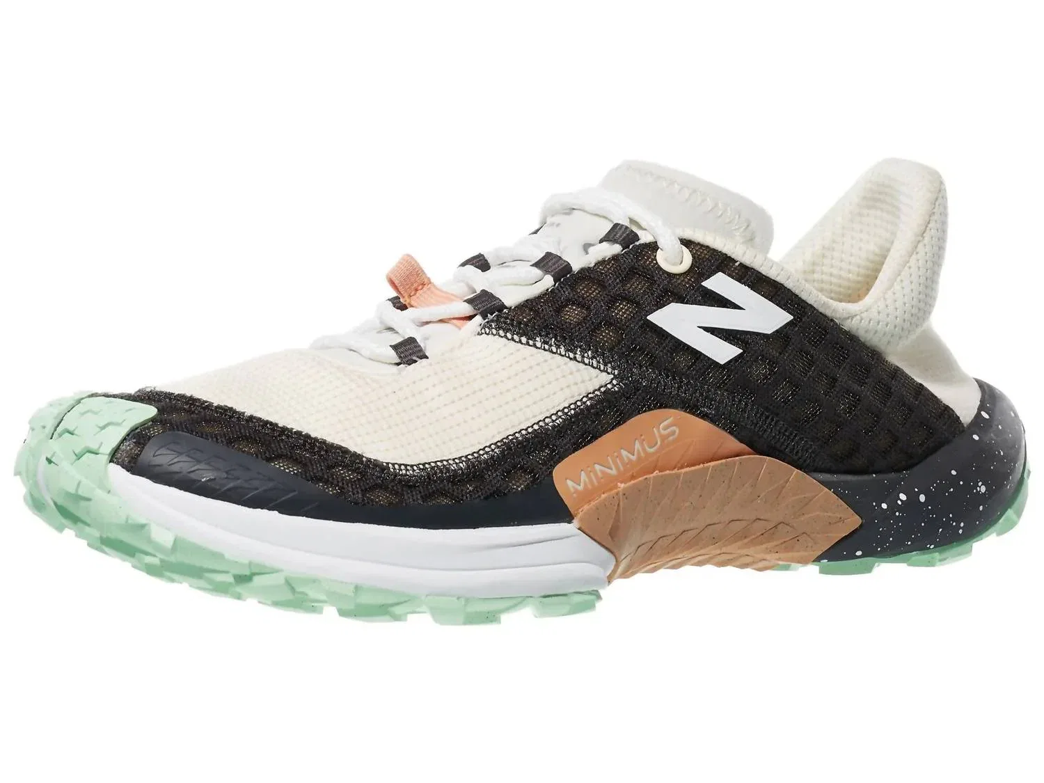 New Balance Мужские кроссовки Minimus Trail, черно-бежевые — фото 2