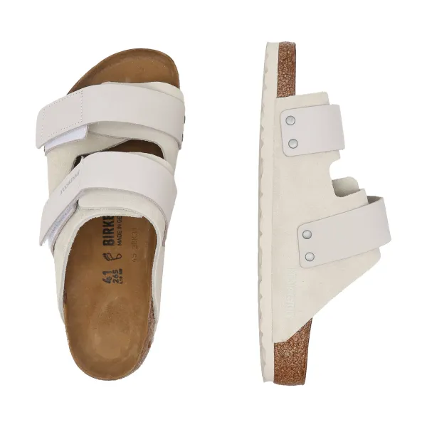 Тапочки Uji lenb/leve античный белый Birkenstock, серый — фото 3