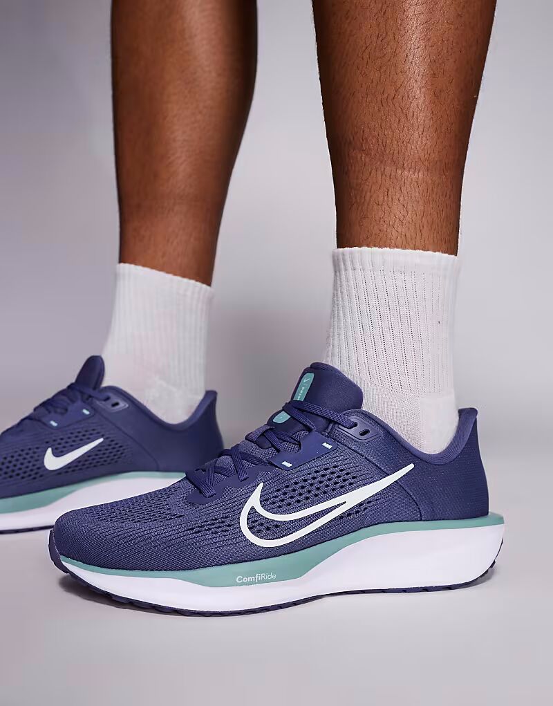 Кроссовки для бега Running Quest 6 фиолетового и белого цветов Nike Running — фото 4