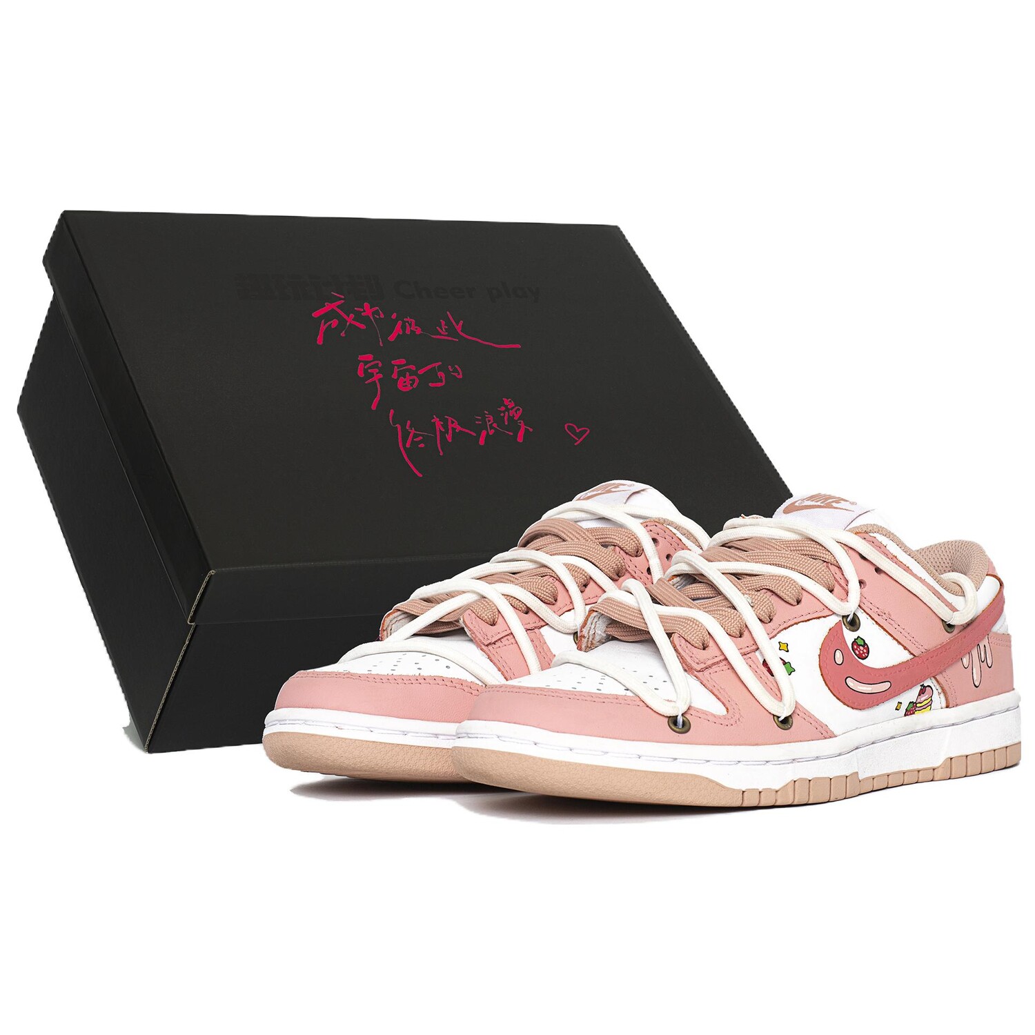 

Женские кроссовки для скейтбординга Nike Dunk, Light Pink