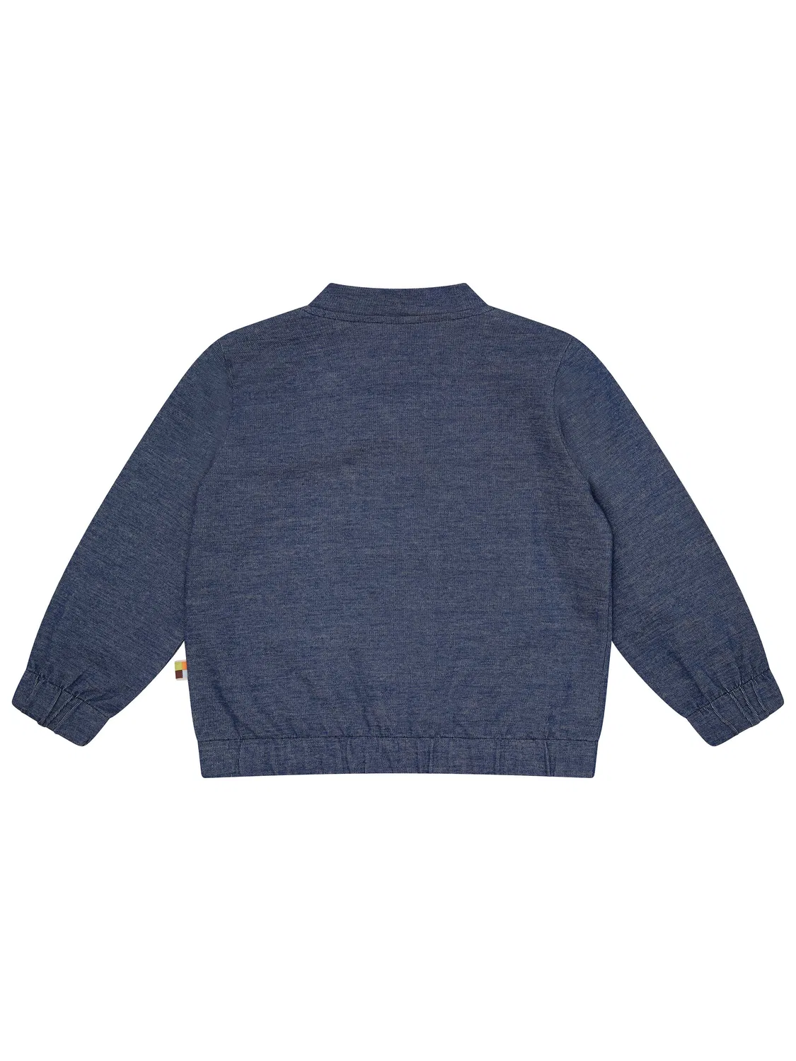Толстовка на молнии "Jacke Denim-Optik" Loud + Proud, Ultramarine Blue — фото 2