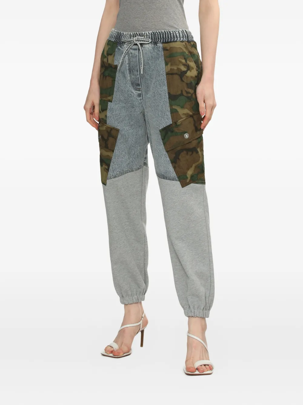 

Джинсы с камуфляжной вставкой 3.1 Phillip Lim, синий