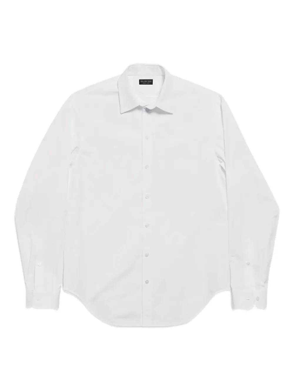 

Рубашка с длинными рукавами и застежкой на пуговицы BALENCIAGA, белый