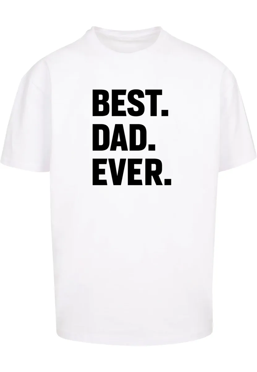 

Футболка Merchcode " Merchcode Men's Fathers Day — футболка Oversize Best Dad Ever Heavy ", белый