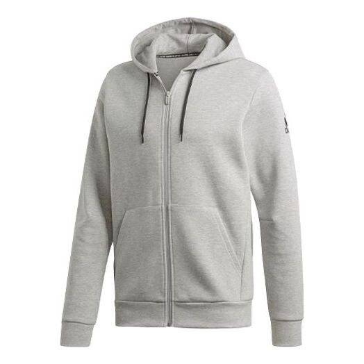 

Куртка Men's adidas Zipper Hooded Track Jacket Gray, серый