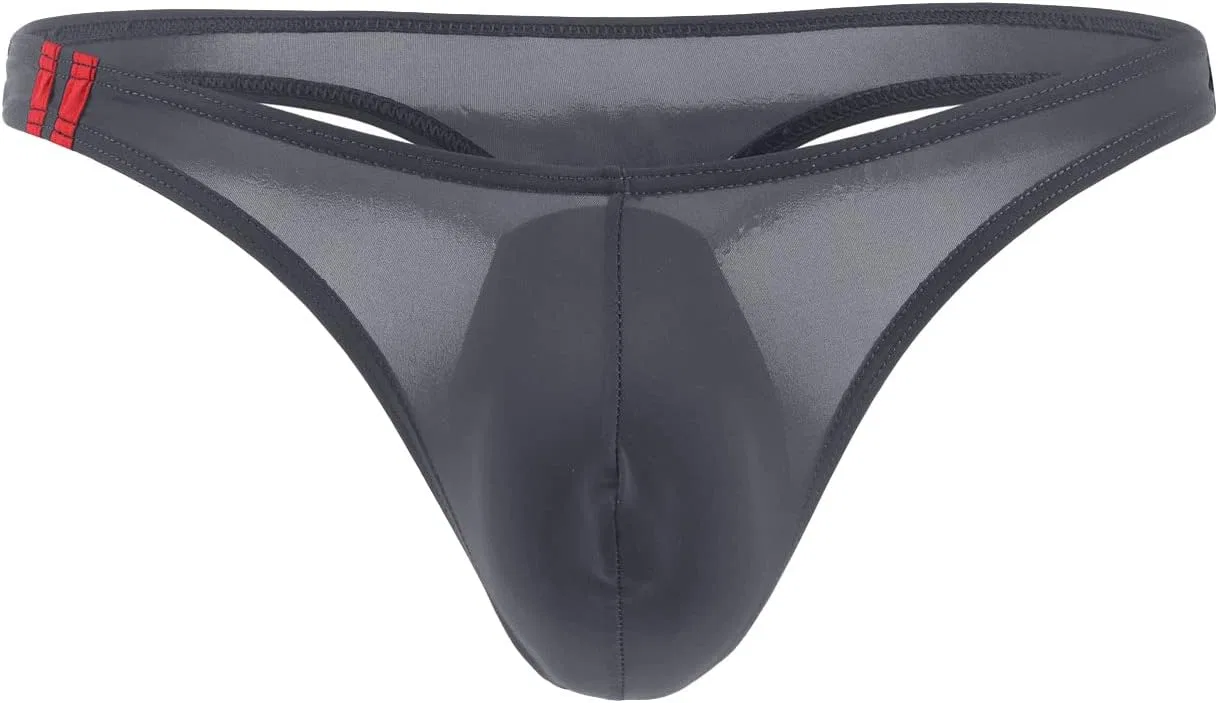Боксеры Men's U Convex Ice Silk, серый