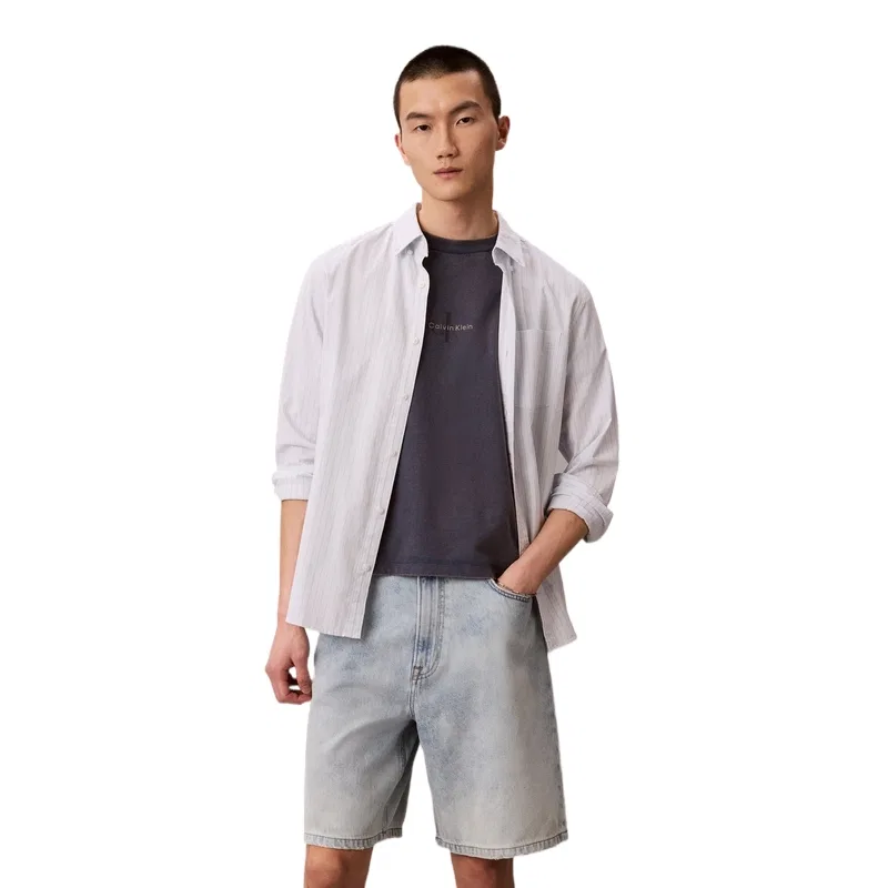 Шорты джинсовые Calvin Klein Denim Light Blue — фото 4